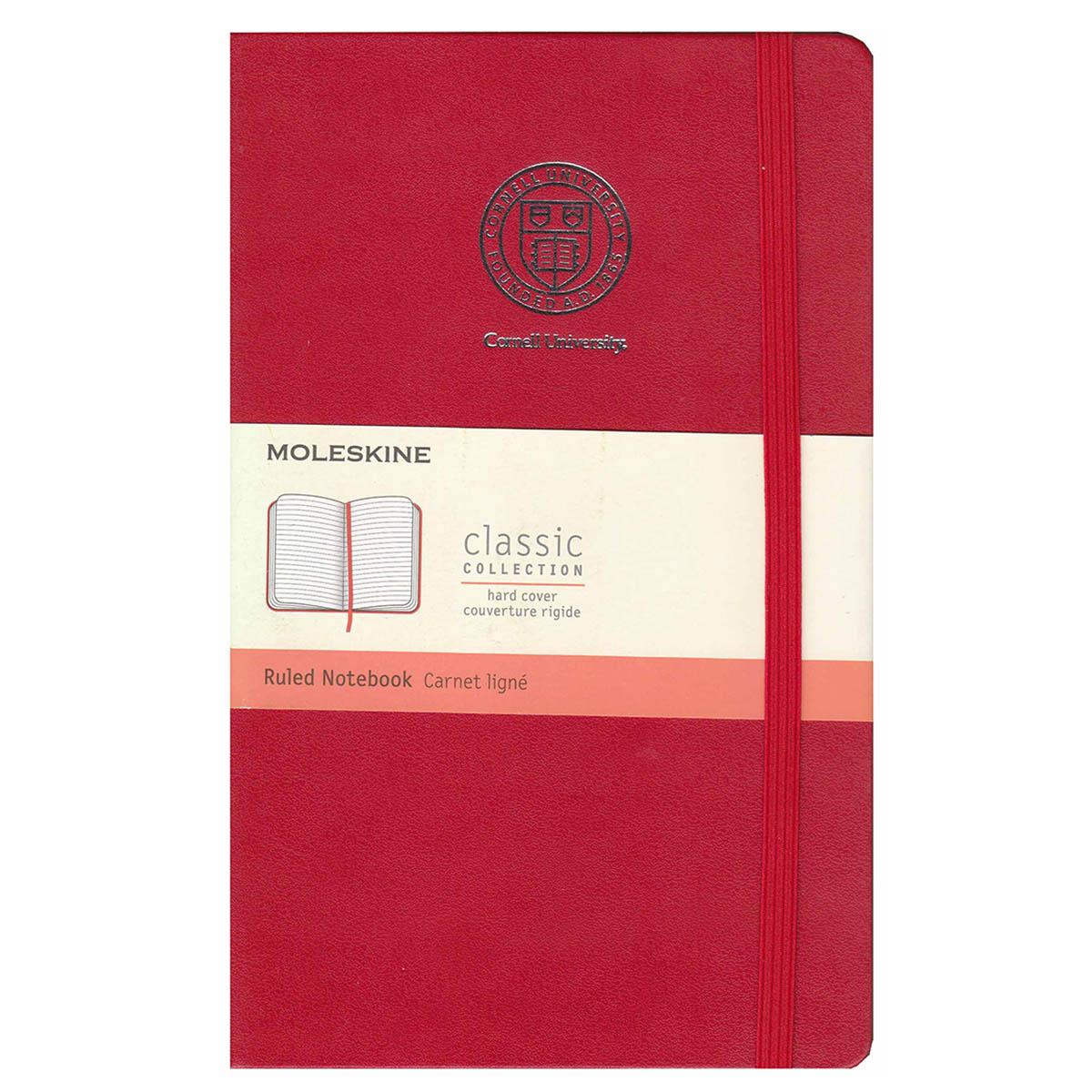 Cornell Moleskine Large Hard Red