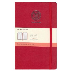 Cornell Moleskine Large Hard Red Ruled Notebook