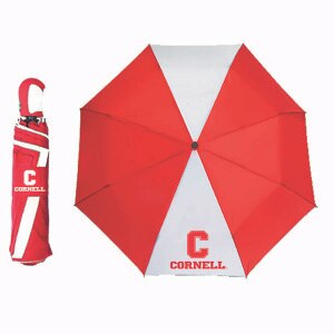 Cornell Red and White Two Tone Umbrella