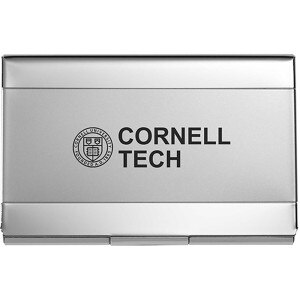 Cornell Tech Business Card Holder - Nickel