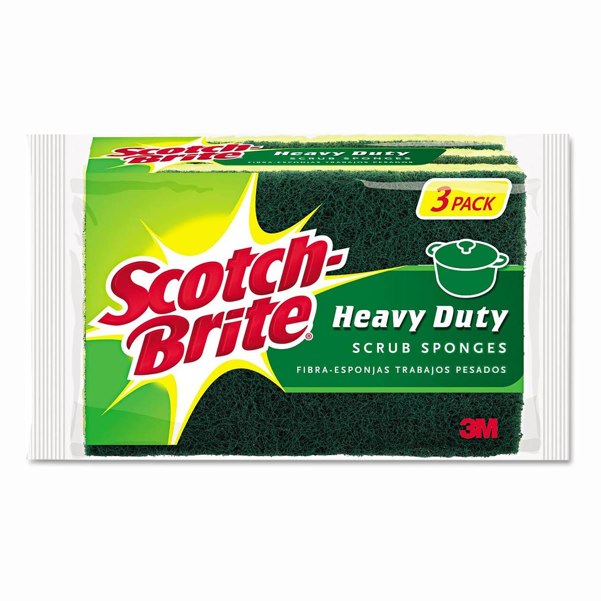 3pk Scotch Brite Heavy Duty Sponge