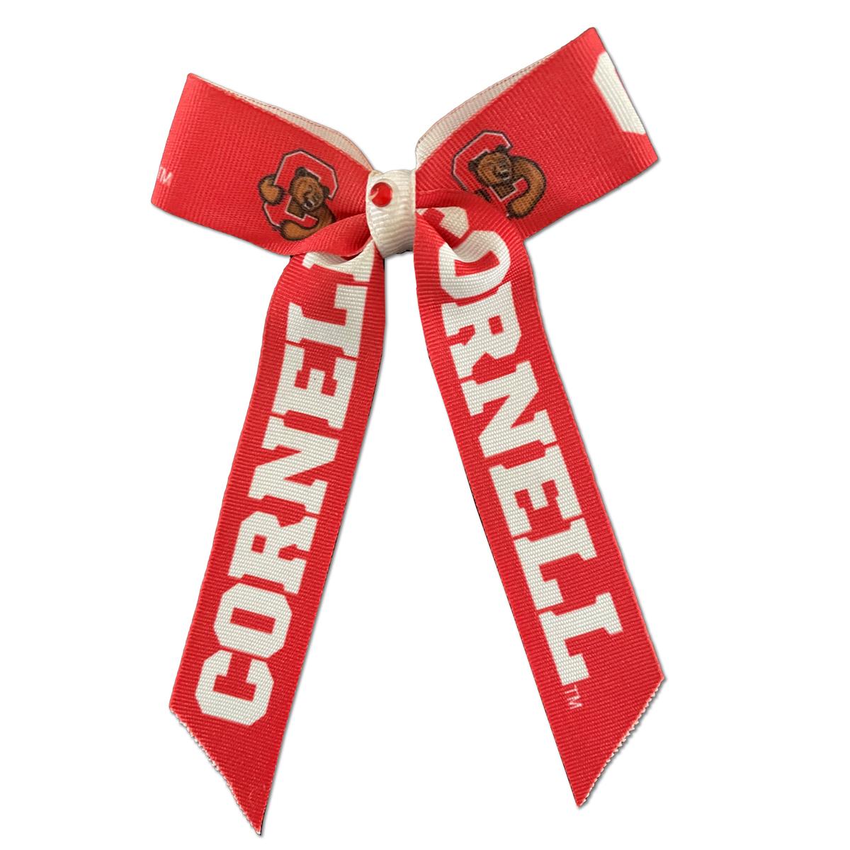 Cornell Red Dog Hair Bow