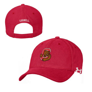 Youth Red Under Armour Bear Through C Cap