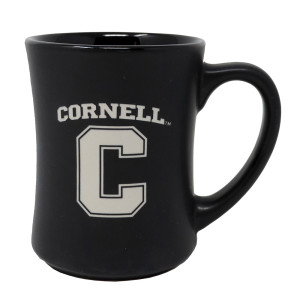 Black Etched Block Cornell Over Block C Mug