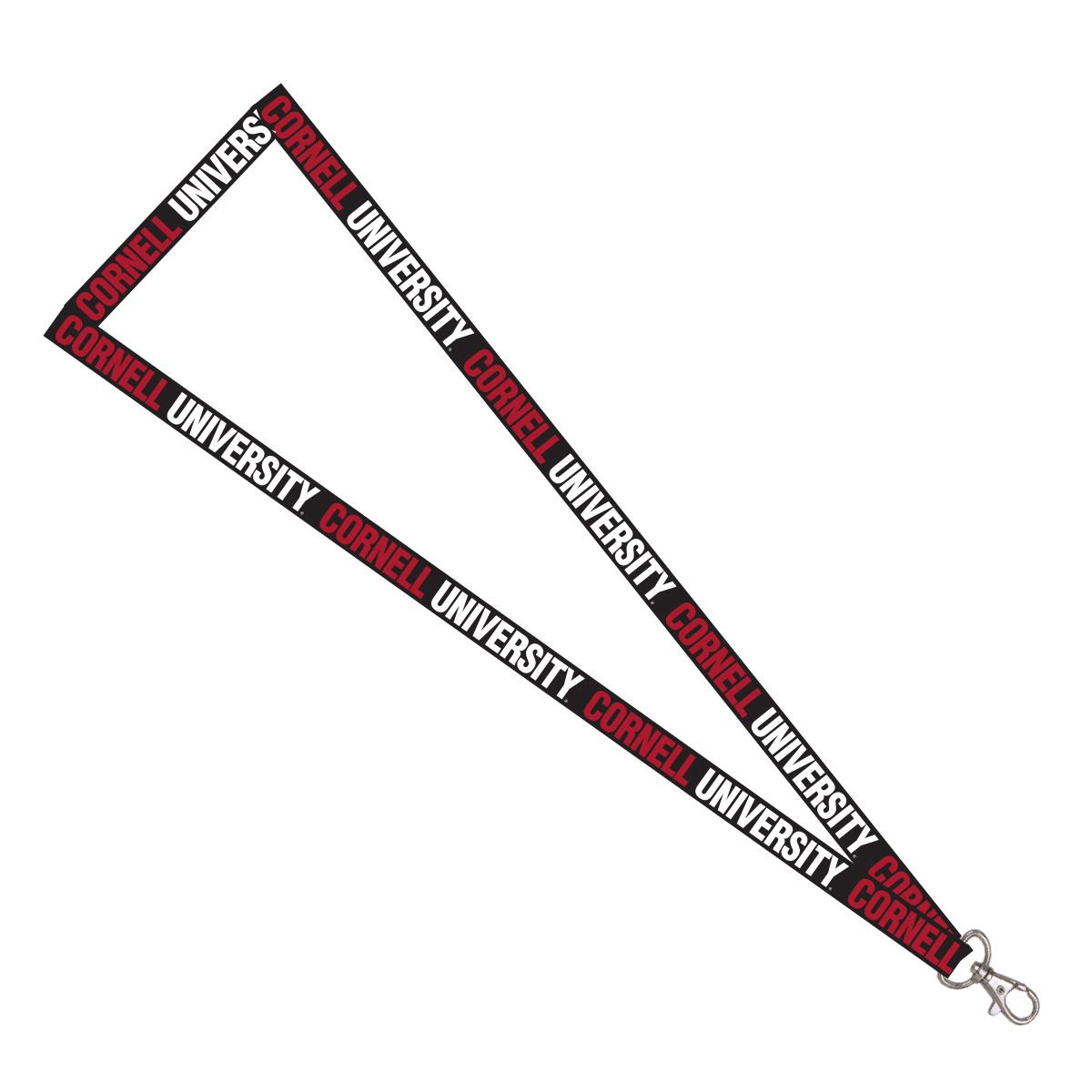 Cornell University CU Satin Lanyard