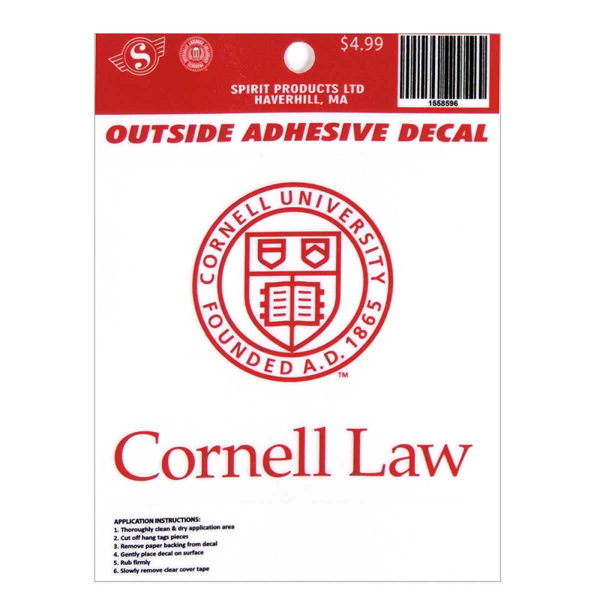 Cornell Law Decal