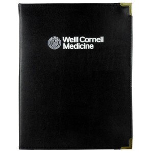 Weill Cornell Medicine Classic Padfolio- Black