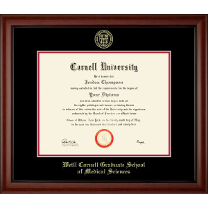 Weill Graduate Embossed Diploma Frame in Cambridge