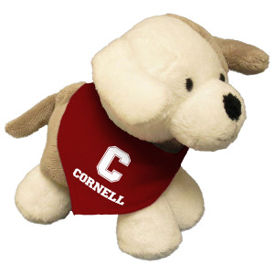 Puppy Red Bandana Block C Over Cornell