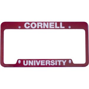 Red Cornell University License Plate Frame