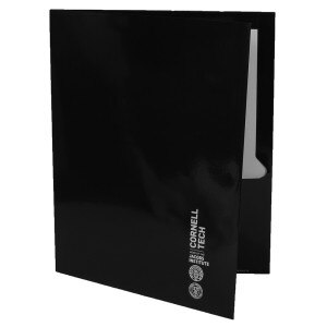Cornell Tech 2 Pocket Folder - Black