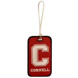 Red With Block C Over Cornell Luggage Tag