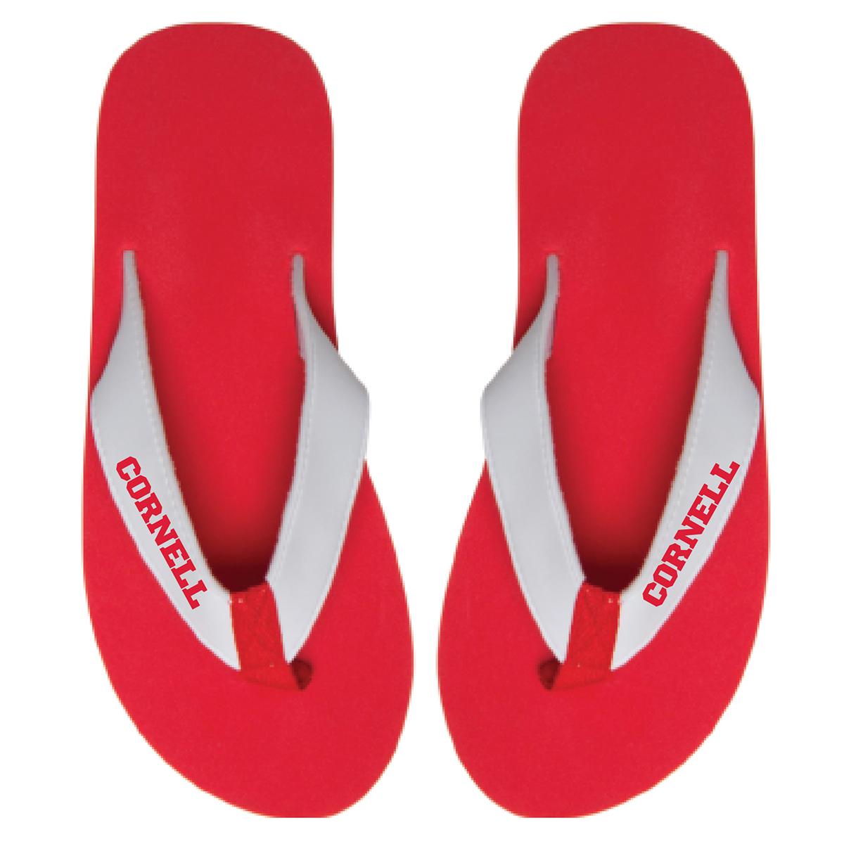 Cornell Flip Flops Red - Large