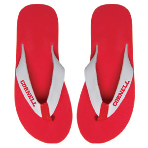 Cornell Flip Flops Red - Xlarge