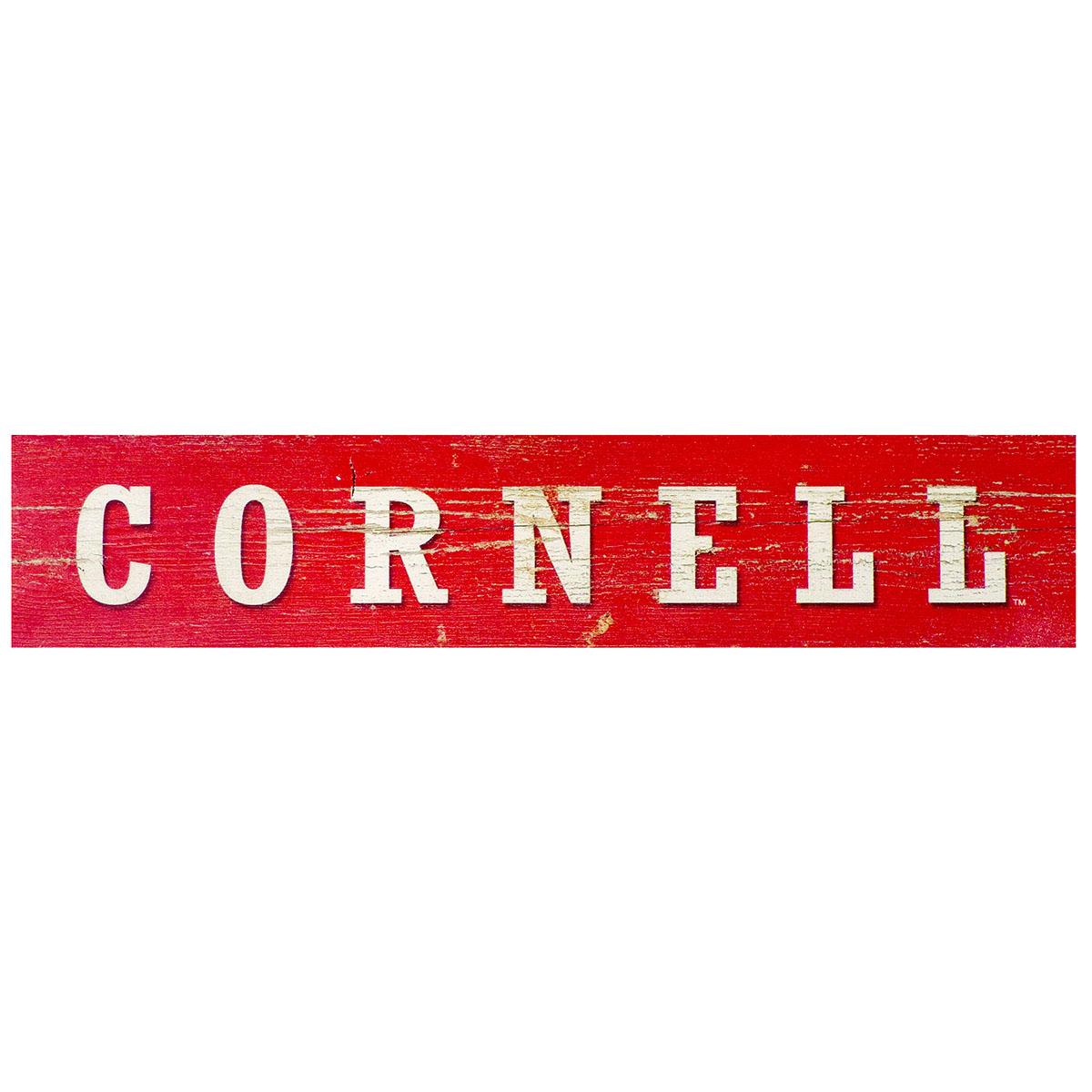 Wood Cornell Plaque