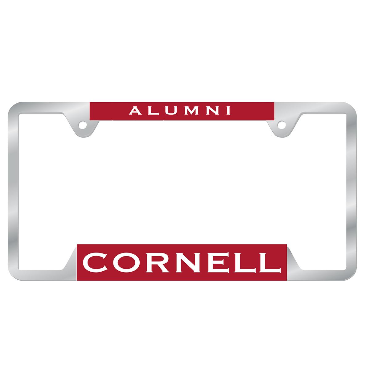 Silver Alumni License Plate Frame