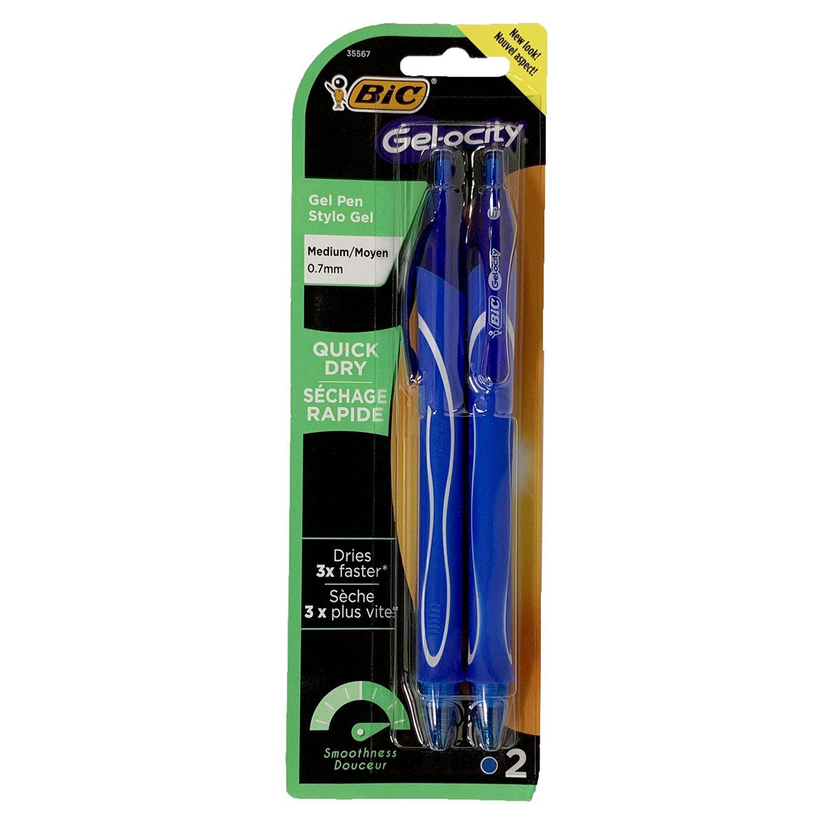 BIC Gel-ocity Quick Dry Retractable