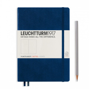 Leuchtturm1917 Notebook Medium A5, Hardcover, Navy, Dotted