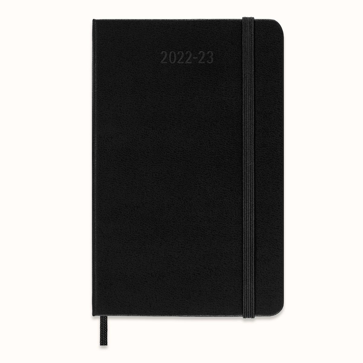 Moleskine Black Pocket 18 Month Wee