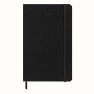 Moleskine Classic 18 Month Weekly Planner, Hard Cover, Large, Black