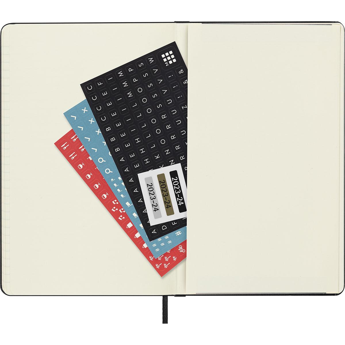 Moleskine Black Large 18 Month Week