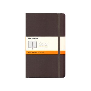 Moleskine Classic Soft Cover Notebook, Earth Brown, Large with Ruled