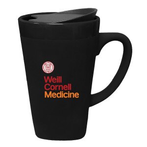 Weill Cornell Matte Mug with Lid