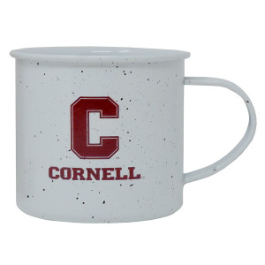 Metal Camp Mug With Block C Over Cornell