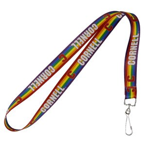 Cornell University Rainbow Lanyard