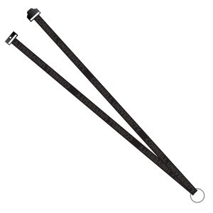 Cornell University Black Tonal Lanyard 3/4"