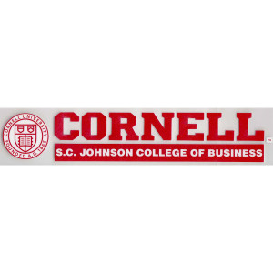 Cornell SC Johnson College Of Business Decal