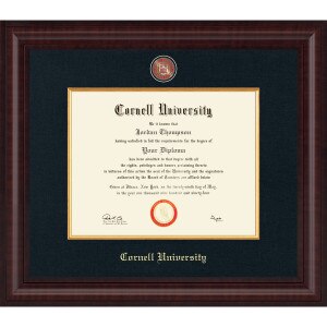 Custom School Presidential Masterpiece in Premier Diploma Frame