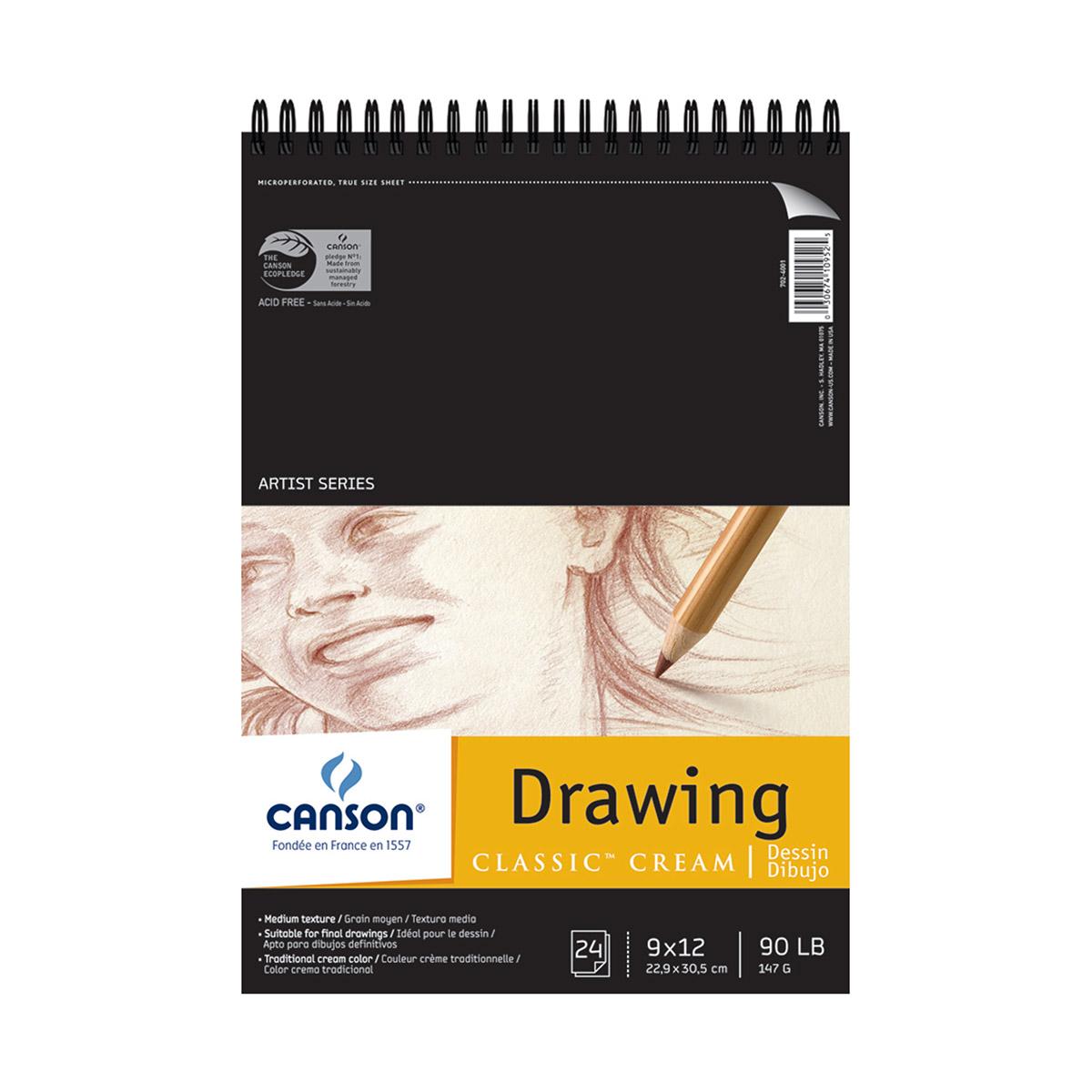 18X24 Classic Cream Drawing Canson