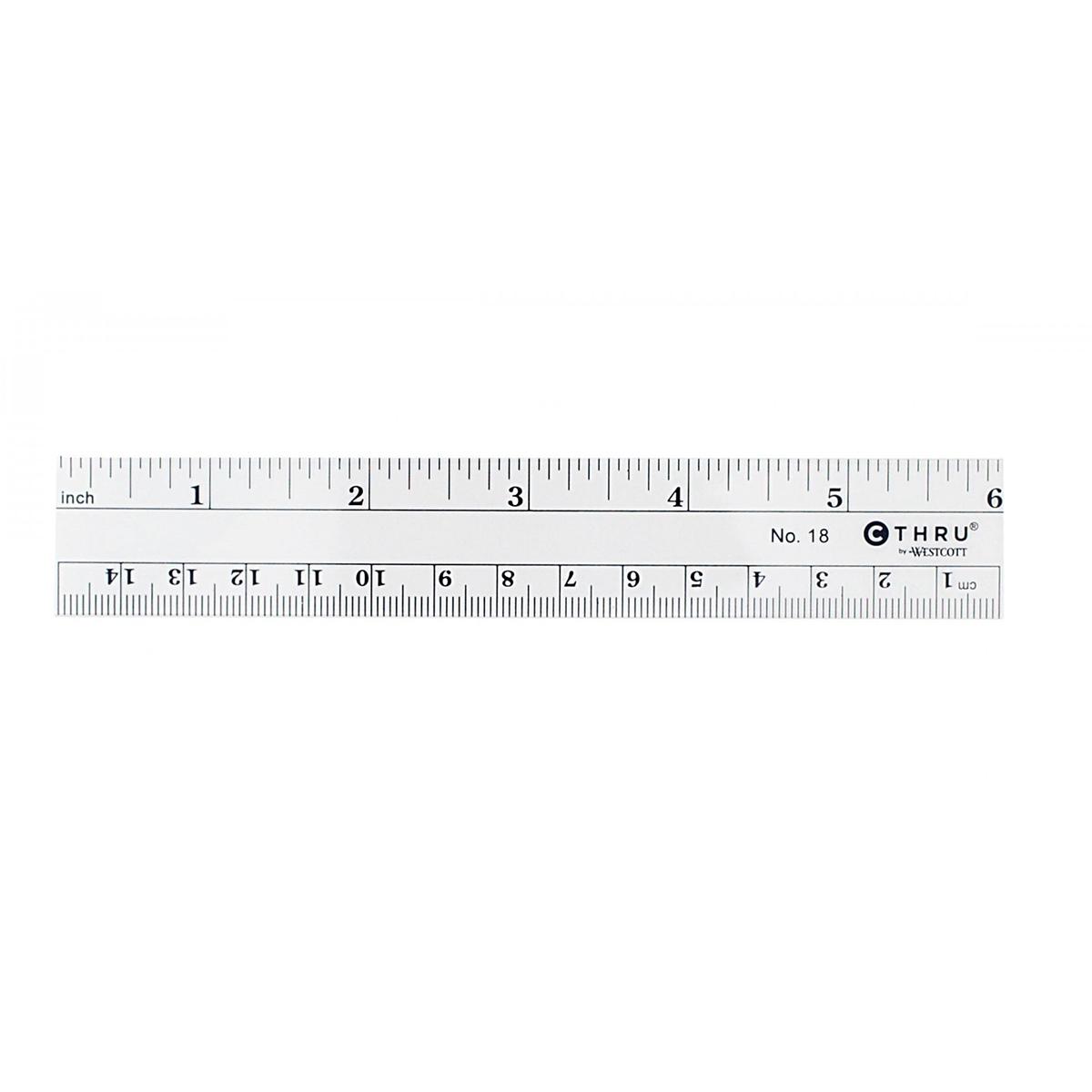 Flexible 6 Inch & Metric Rulers