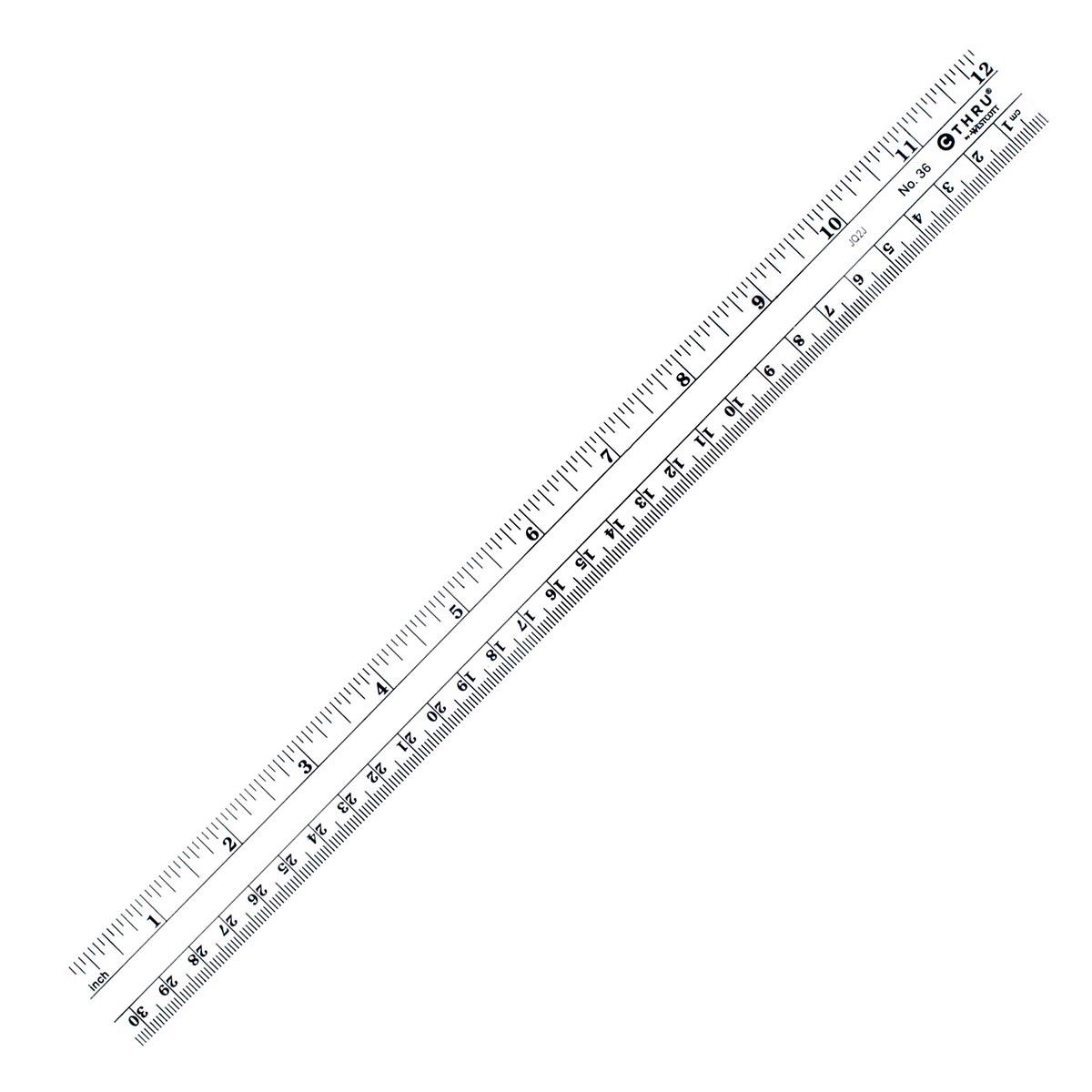 12in Flexible Inch / Metric Ruler