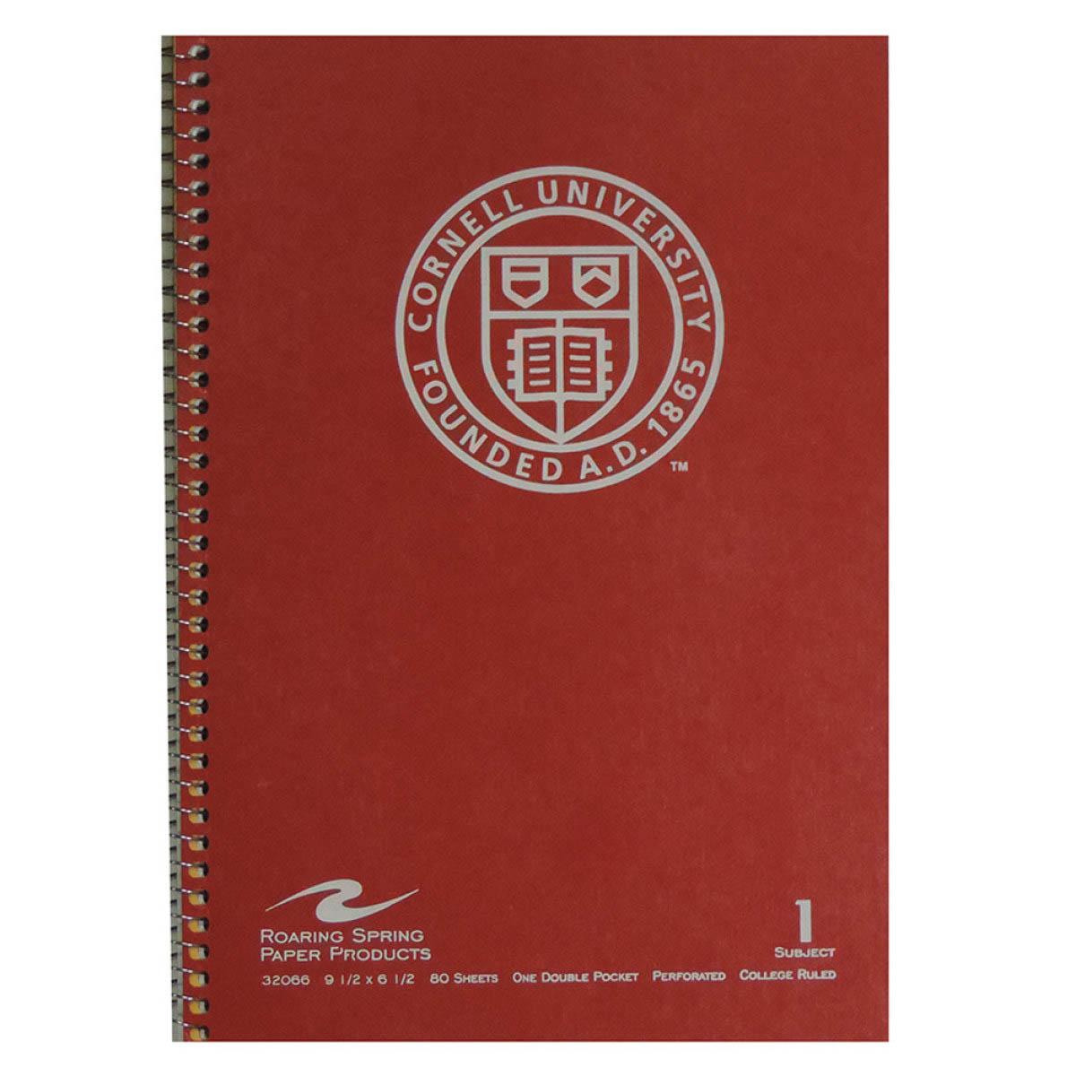 Cornell Spiral 1 Subject Notebook