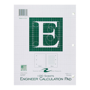 Engineer Pad 8.5"x11," Green