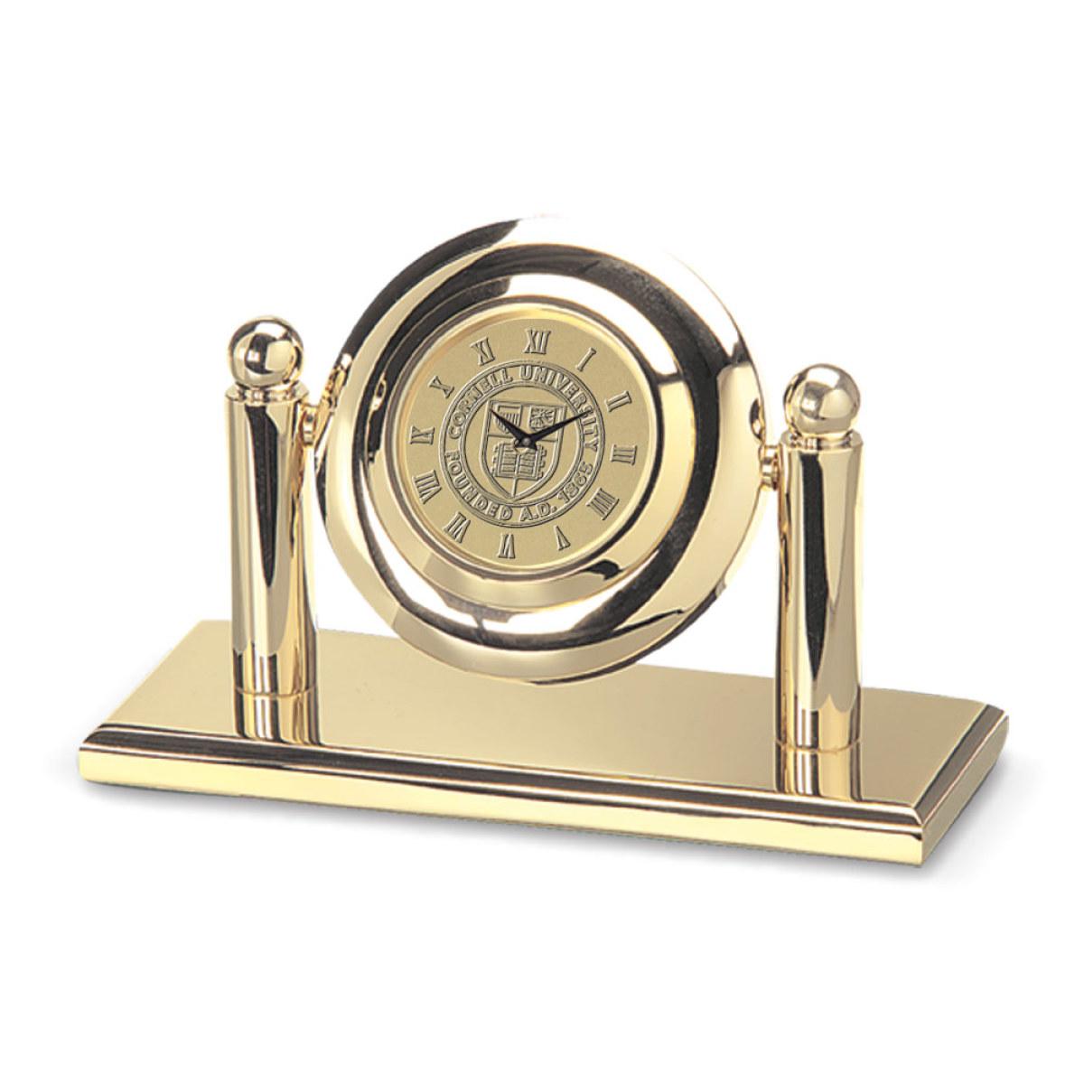 Brass Le Petit Arcade Clock Cornell