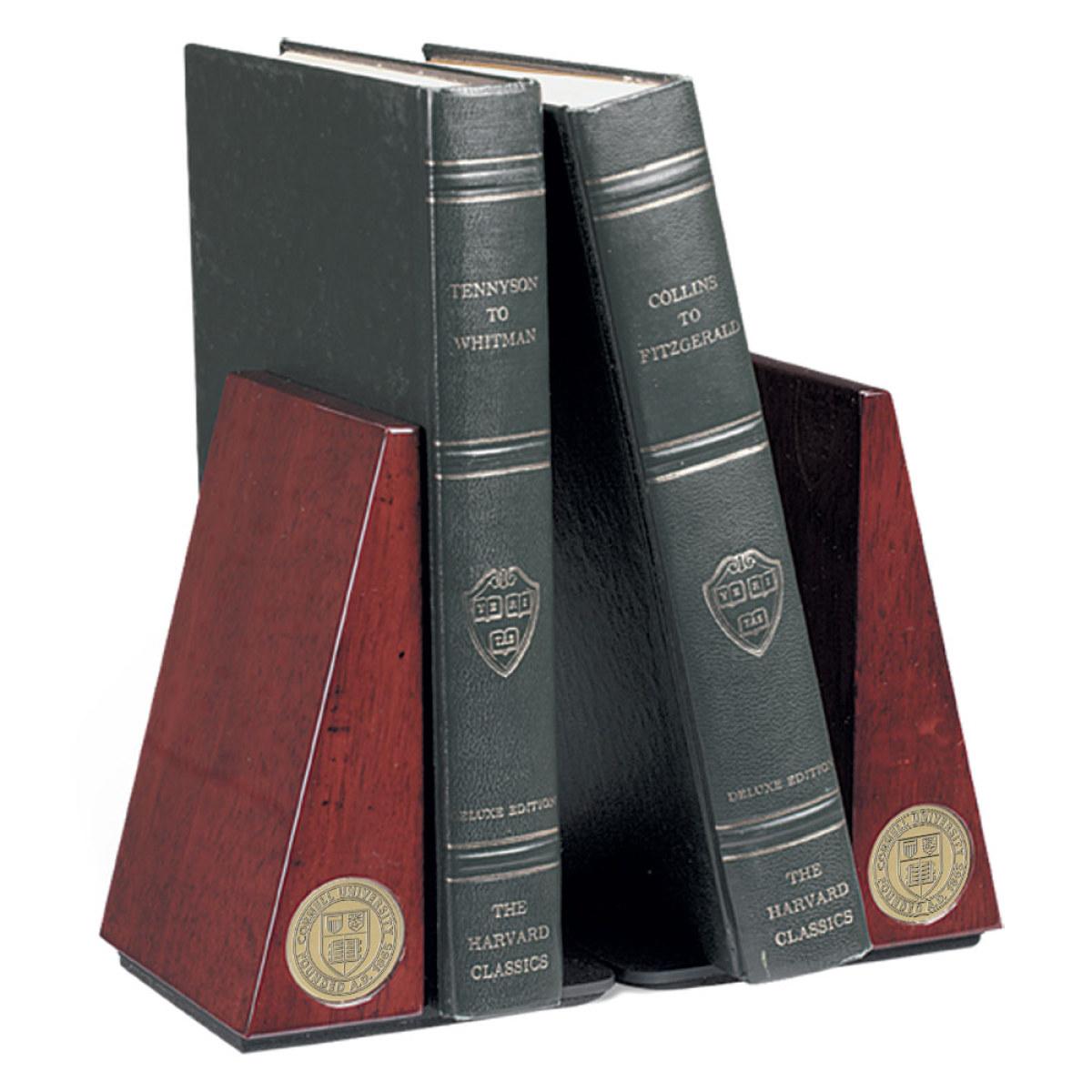 Cherry Wood Finished Bookend Cornel