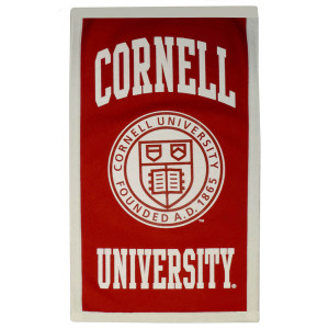 Cornell Seal Flock Wall Banner 14X2