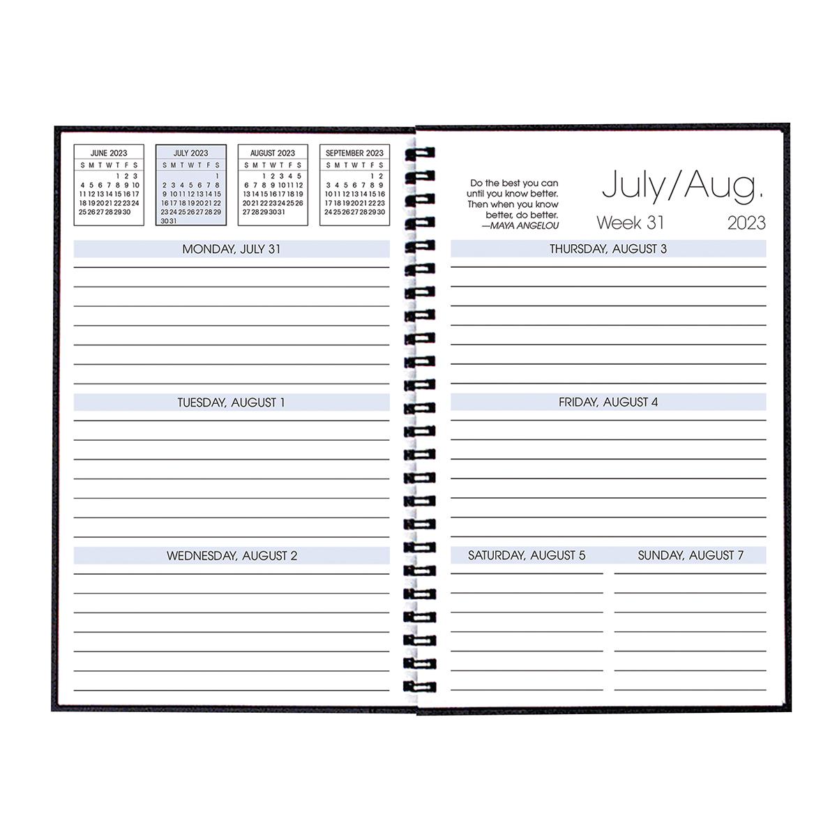 TechnoColor Academic Weekly Planner