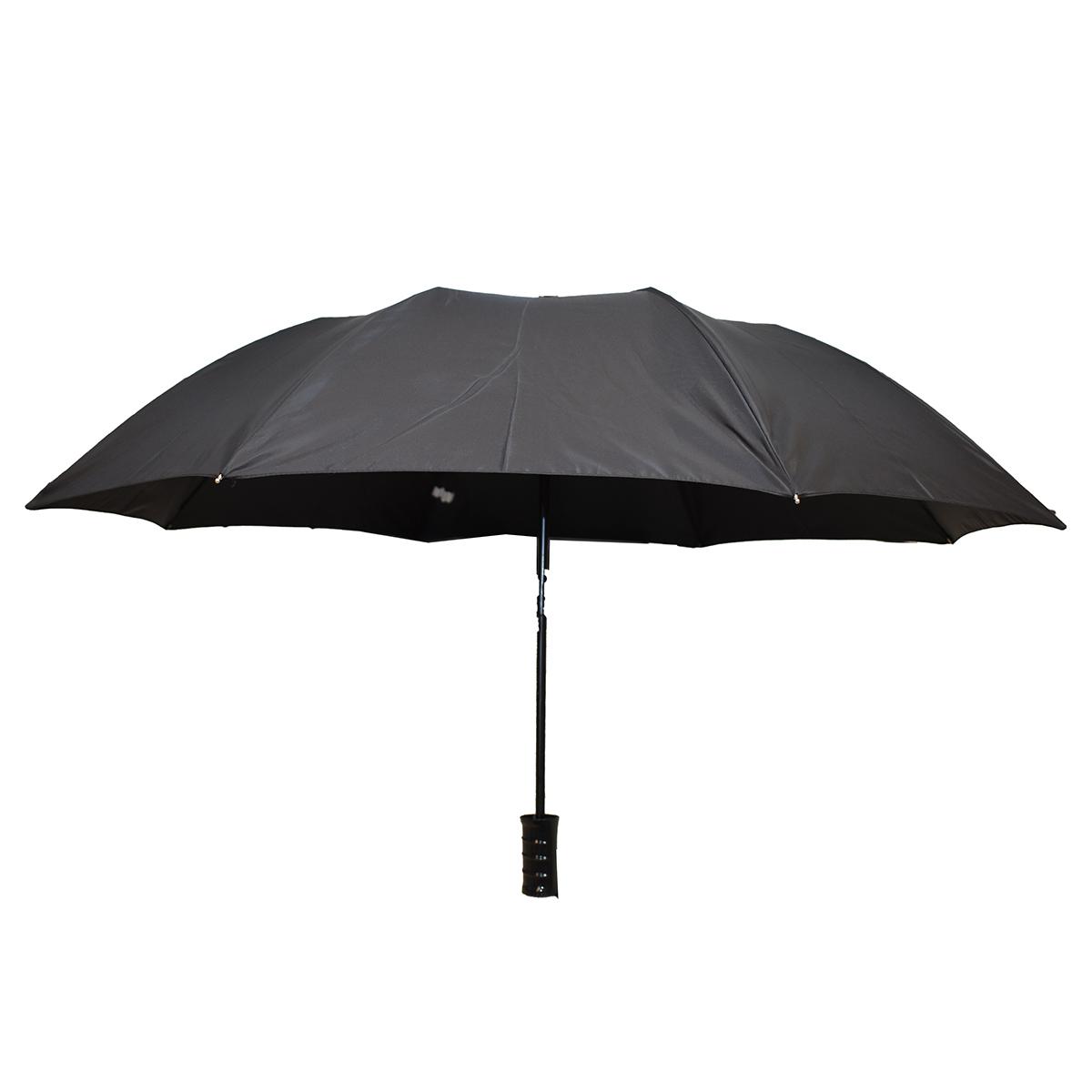 Umbrella Fold Up Black 42in Automat