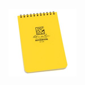 Rite in the Rain All-Weather Universal Spiral Notebook, Yellow, 4" x 6"