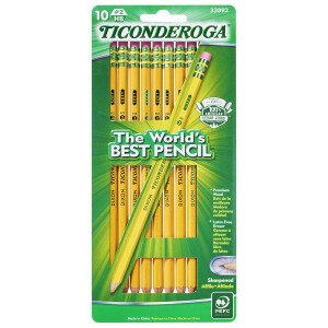 10pk Ticonderoga #2 Pencil