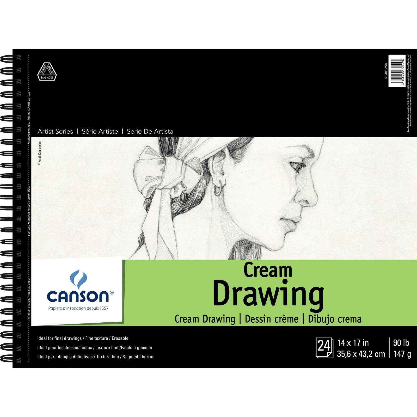 14X17 Classic Cream Drawing Canson