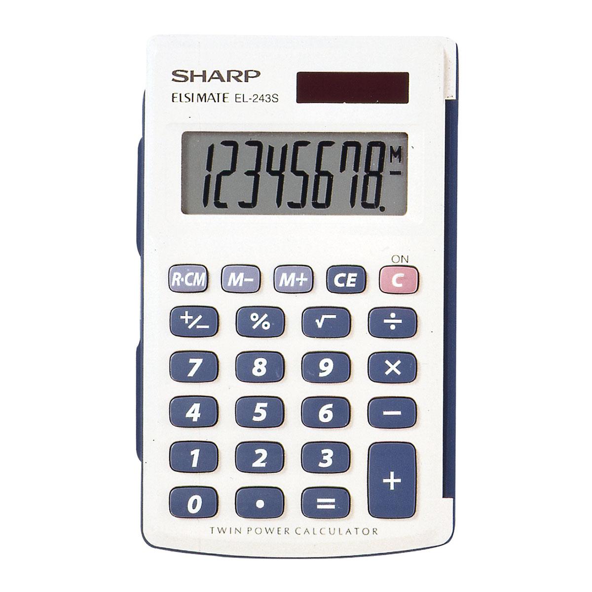 EL-243SB Basic Calculator Twin Powe