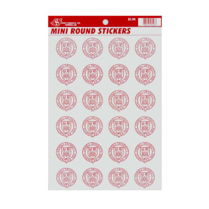 Cornell Mini Round Stickers