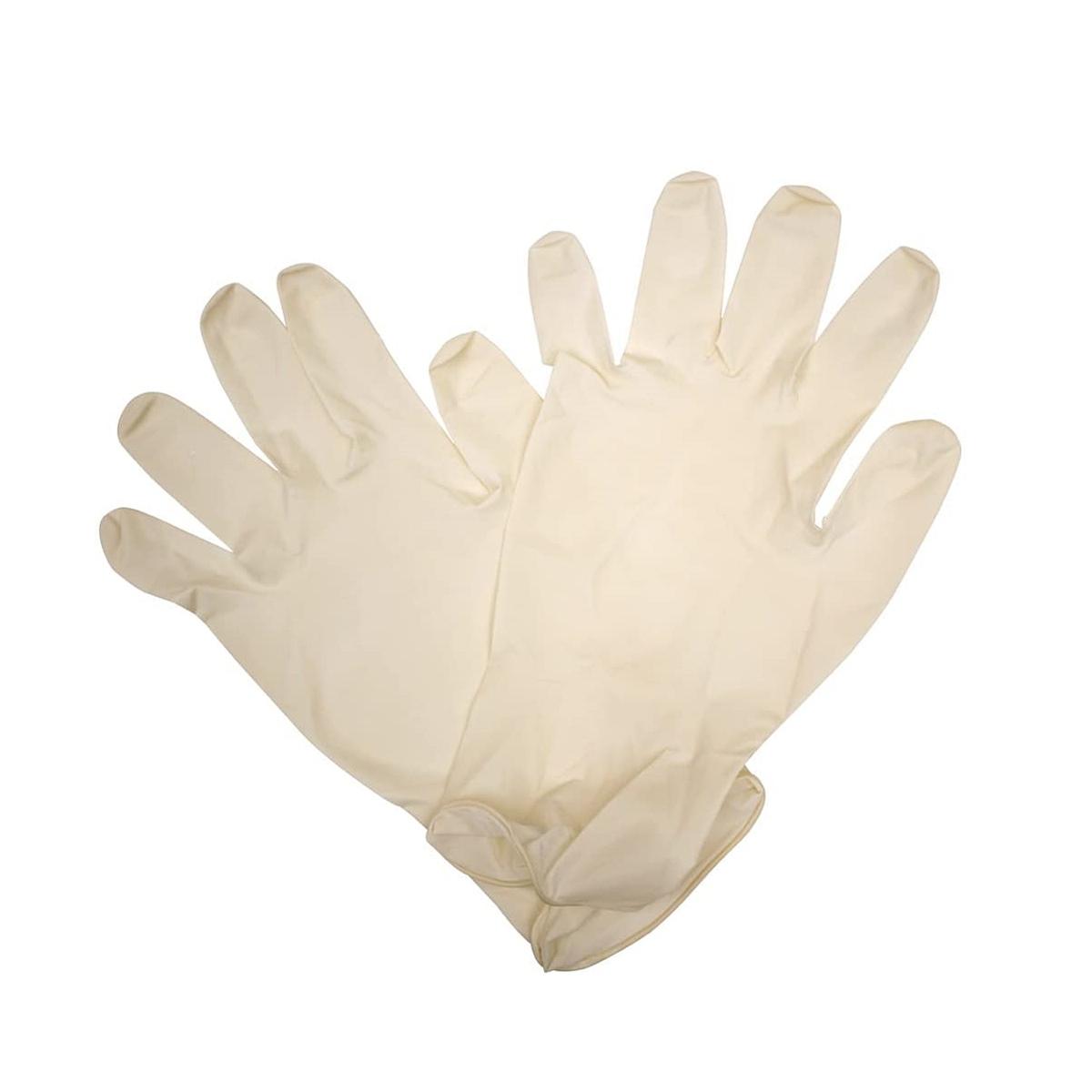 10-pack Textured Latex Gloves