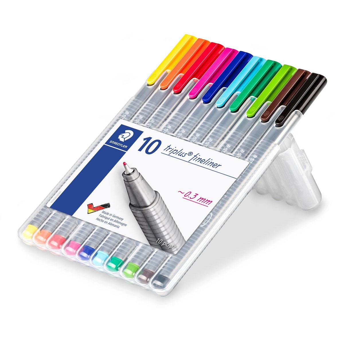 Triplus Fineliner, Pen Set of 10