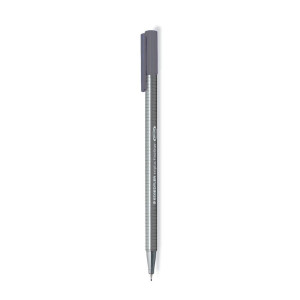 Staedtler Triplus Fineliner Pen, Silver Gray